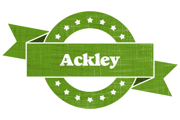 Ackley natural logo