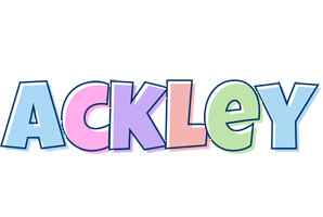 Ackley pastel logo