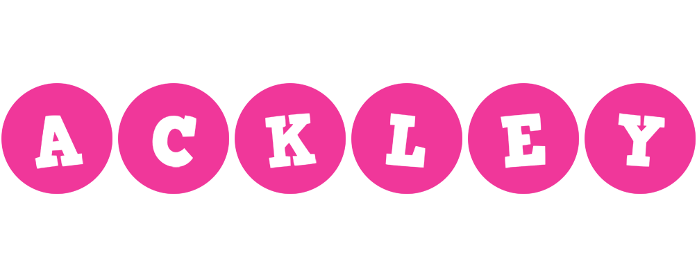 Ackley poker logo