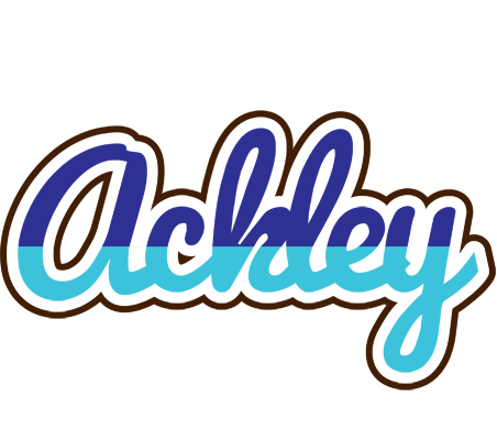 Ackley raining logo