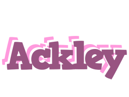 Ackley relaxing logo