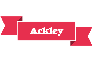 Ackley sale logo