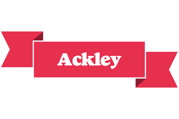 Ackley sale logo