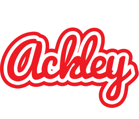 Ackley sunshine logo