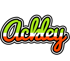 Ackley superfun logo