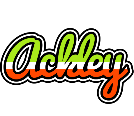 Ackley superfun logo