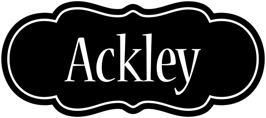 Ackley welcome logo