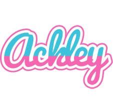 Ackley woman logo