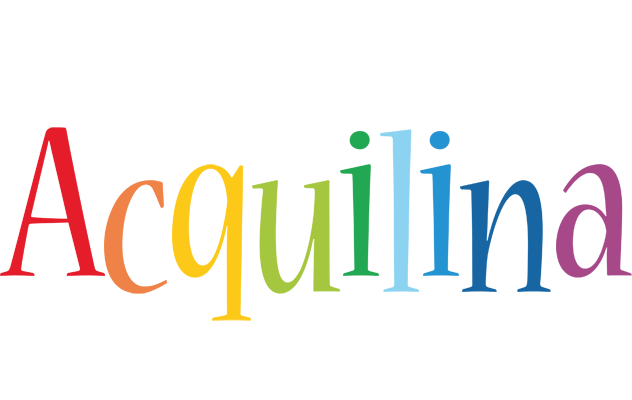 Acquilina birthday logo