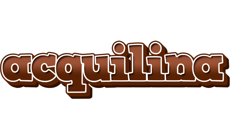 Acquilina brownie logo