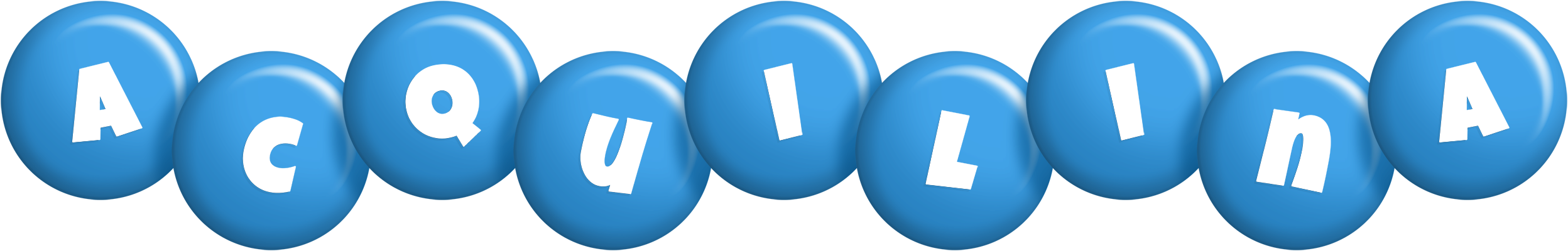 Acquilina candy-blue logo