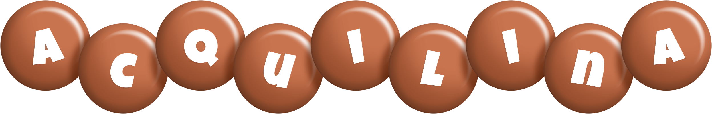 Acquilina candy-brown logo