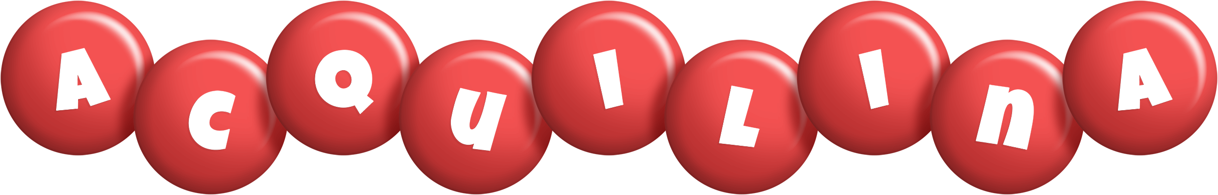 Acquilina candy-red logo