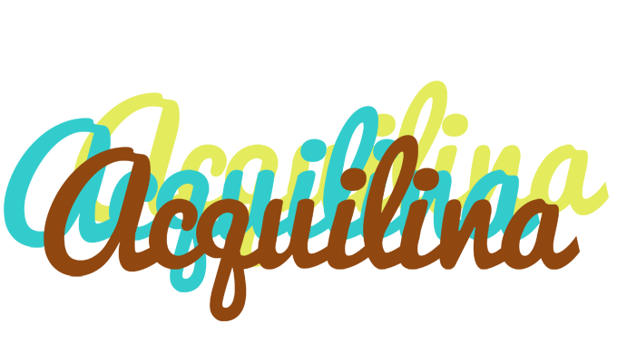 Acquilina cupcake logo
