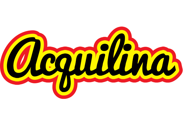 Acquilina flaming logo