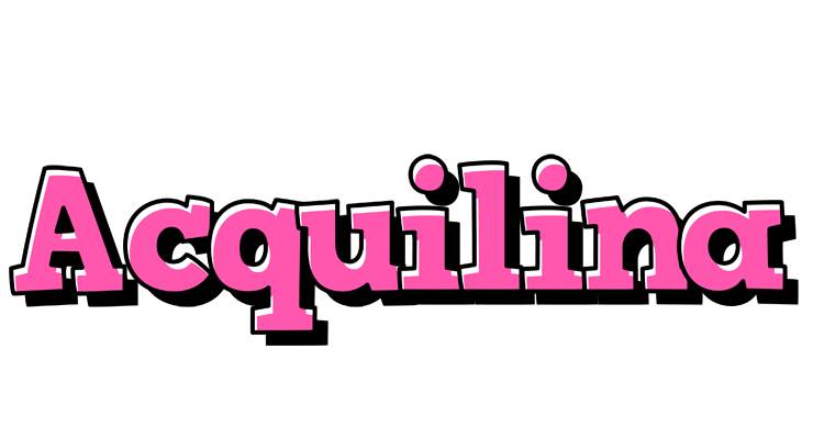 Acquilina girlish logo
