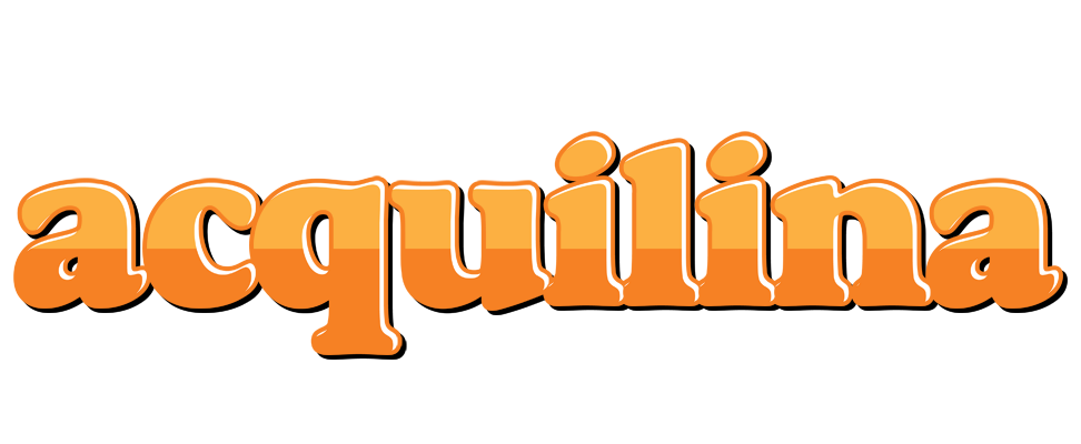 Acquilina orange logo