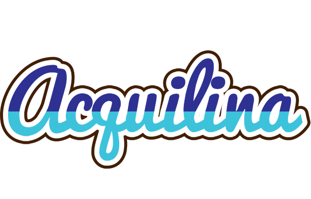 Acquilina raining logo