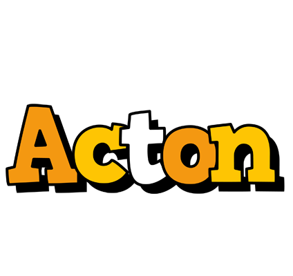 Acton cartoon logo
