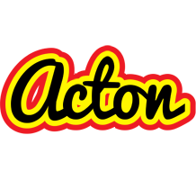 Acton flaming logo