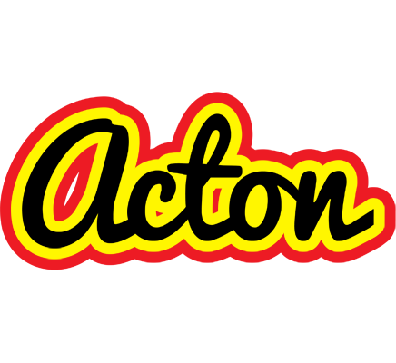 Acton flaming logo