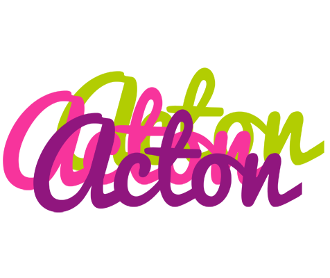 Acton flowers logo