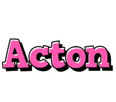 Acton girlish logo