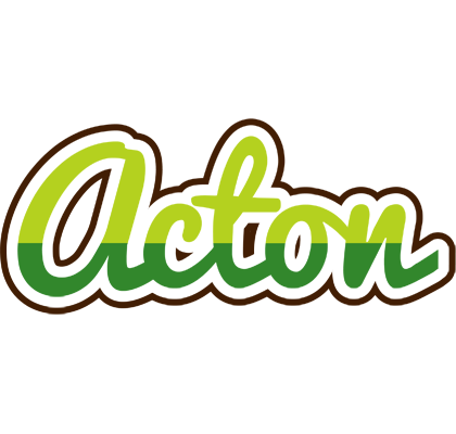 Acton golfing logo