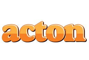 Acton orange logo