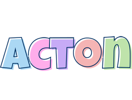 Acton pastel logo