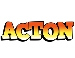 Acton sunset logo