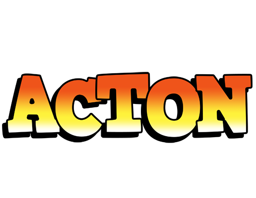 Acton sunset logo