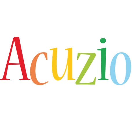 Acuzio birthday logo