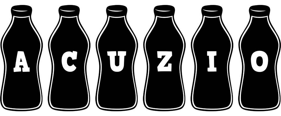 Acuzio bottle logo