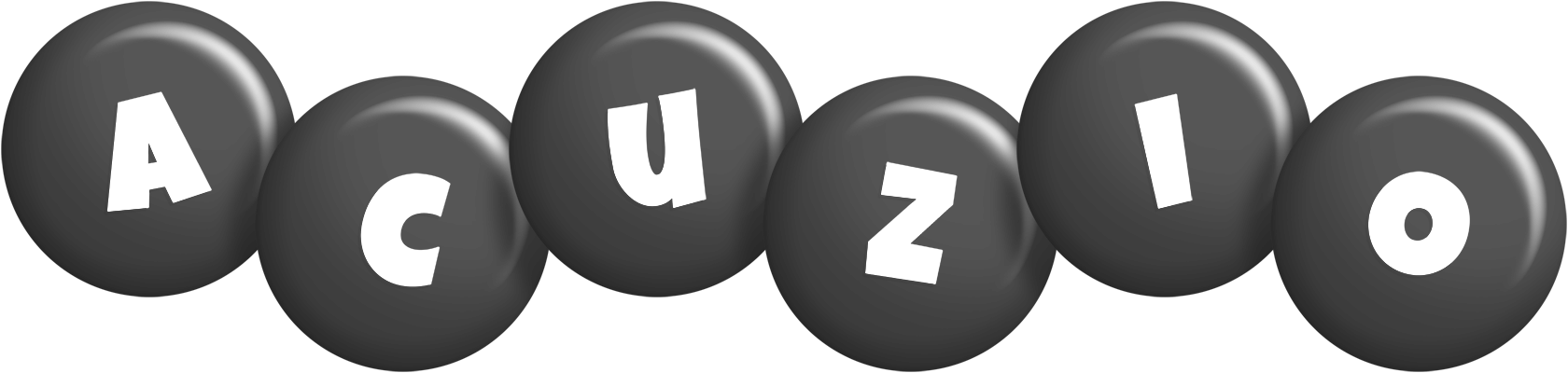 Acuzio candy-black logo