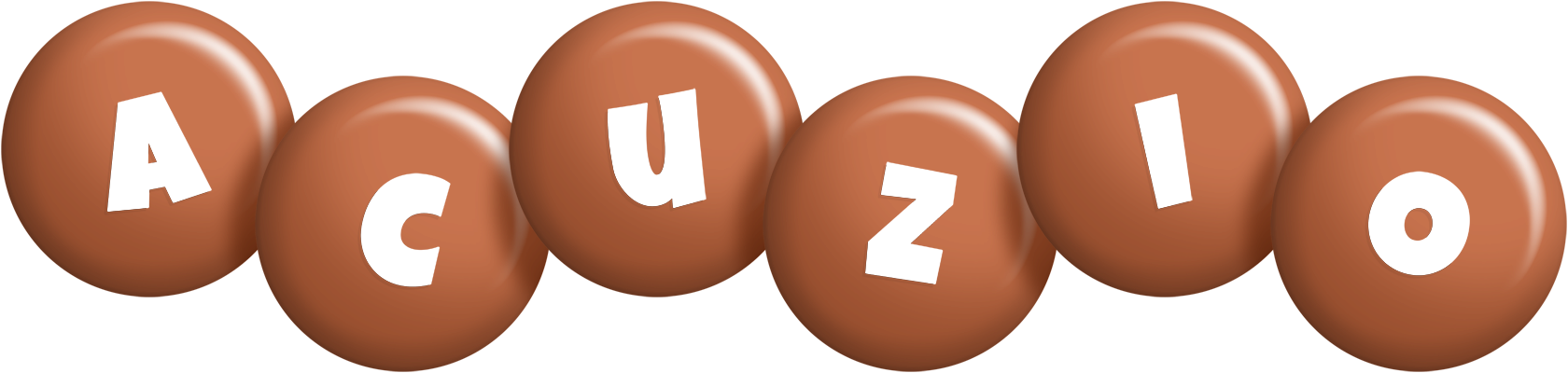 Acuzio candy-brown logo