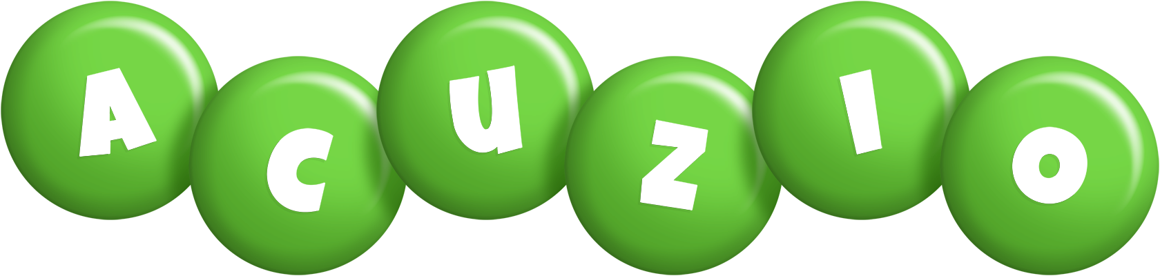 Acuzio candy-green logo