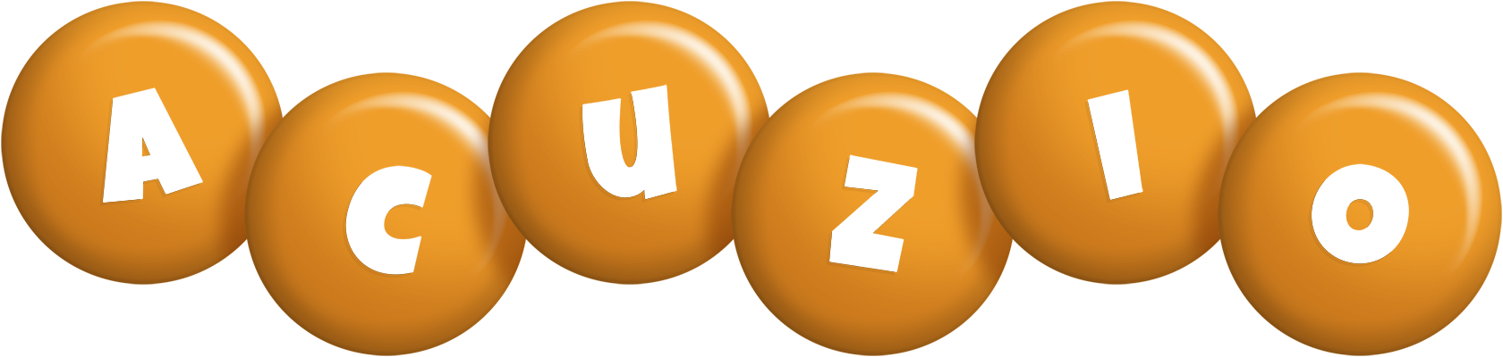 Acuzio candy-orange logo