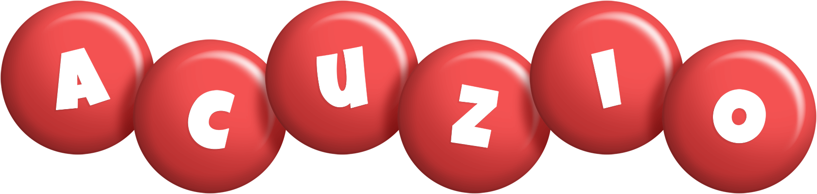Acuzio candy-red logo