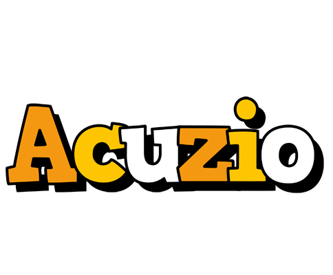 Acuzio cartoon logo