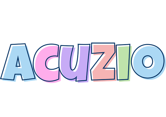 Acuzio pastel logo