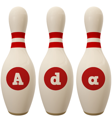 Ada bowling-pin logo
