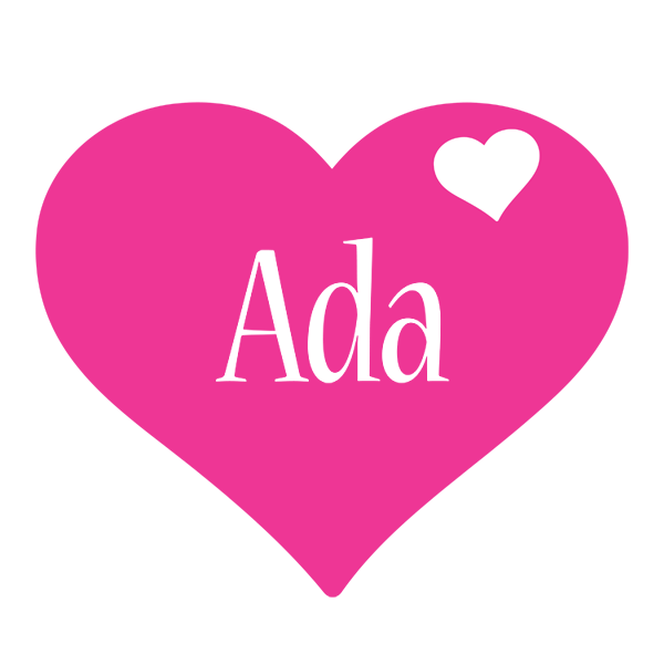Ada love-heart logo