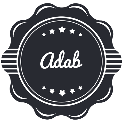 Adab badge logo
