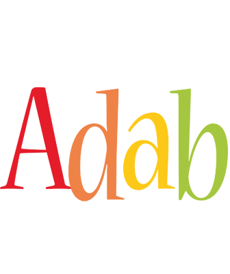 Adab birthday logo