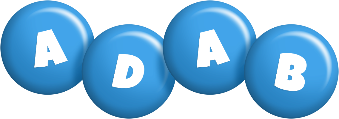 Adab candy-blue logo