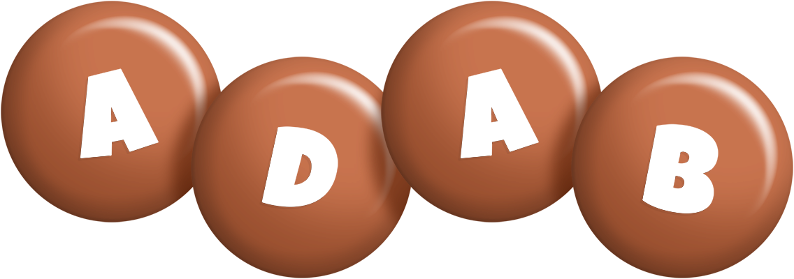 Adab candy-brown logo
