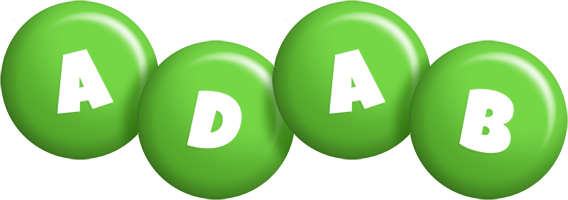 Adab candy-green logo