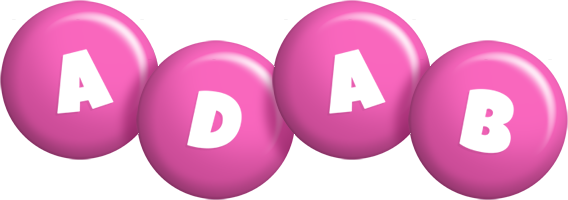 Adab candy-pink logo