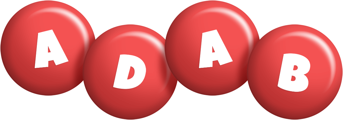 Adab candy-red logo
